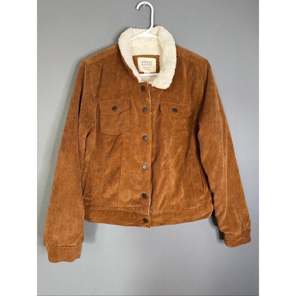 Ashely Sunrise Collection Jackets & Blazers - Ashely Sunrise Collection 26 International Brown Corduroy Lined Jacket XL